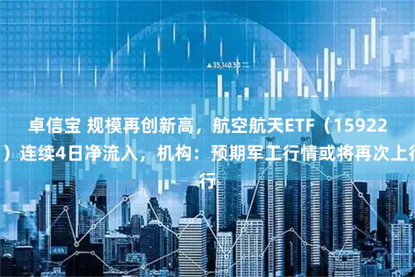 卓信宝 规模再创新高，航空航天ETF（159227）连续4日净流入，机构：预期军工行情或将再次上行